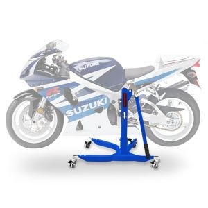 Sentralstativ egnet for Suzuki GSX-R 600 01-03 blå motorsykkeljekk ConStands Power-Classic