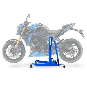 Sentralstativ egnet for Suzuki GSX-S 750 17-21 blå motorsykkeljekk ConStands Power-Classic