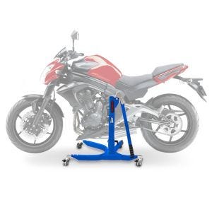 Sentralstativ egnet for Kawasaki ER-6n 12-16 blå motorsykkeljack ConStands Power-Classic