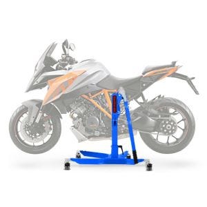 Sentralstativ egnet for KTM 1290 Super Duke GT 16-20 blå motorsykkeljekk ConStands Power-Classic