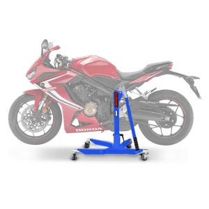Sentralstativ egnet for Honda CBR 650 R 19-24 Blå motorsykkeljekk ConStands Power-Classic NYHET