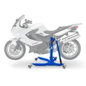 Sentralstativ egnet for BMW F 800 GT 13-20 blå motorsykkeljekk ConStands Power-Classic