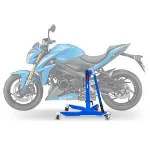 Sentralstativ egnet for Suzuki GSX-S 1000 15-25 blå motorsykkeljekk ConStands Power-Classic