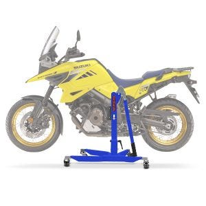 Sentralstativ egnet for Suzuki V-Strom 1050 20-24 Blå motorsykkeljekk ConStands Power-Classic
