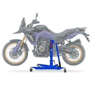 Sentralstativ egnet for Suzuki V-Strom 800 23-24 Blå motorsykkeljekk ConStands Power-Classic