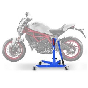 Sentralstativ egnet for Ducati Monster 797 17-20 blå motorsykkeljack ConStands Power-Classic