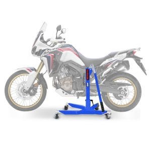 Sentralstativ egnet for Honda Africa Twin CRF 1000 L 16-19 blå motorsykkeljekk ConStands Power-Classic