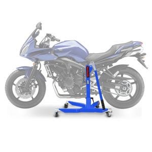 Sentralstativ egnet for Yamaha FZ6 / Fazer / S2 04-10 blå motorsykkeljack ConStands Power-Classic