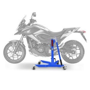 Sentralstativ egnet for Honda NC 750 S / X 14-25 DCT blå motorsykkeljekk ConStands Power-Classic