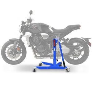 Sentralstativ egnet for Honda CB 1000 R 18-25 blå motorsykkeljekk ConStands Power-Classic