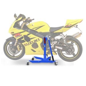 Sentralstativ egnet for Suzuki GSX-R 600 / 750 04-05 blå motorsykkeljekk ConStands Power-Classic