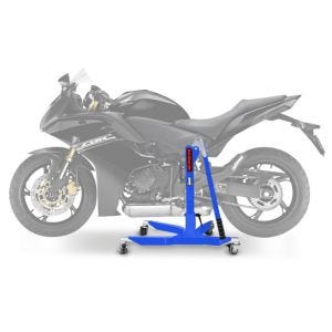 Sentralstativ egnet for Honda CBR 600 F 99-07 blå motorsykkeljekk ConStands Power-Classic