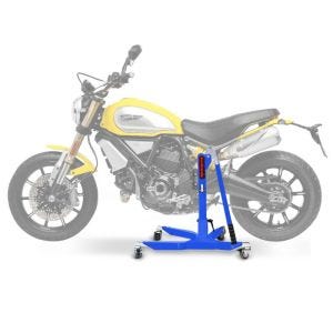 Sentralstativ egnet for Ducati Scrambler 1100 / Special / Sport 18-25 blå motorsykkeljack ConStands Power-Classic