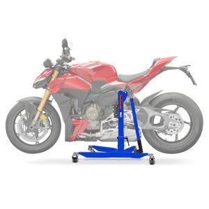 Sentralstativ egnet for Ducati Streetfighter V4/S 2025 Blue Motorcycle Jack ConStands Power-Classic