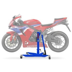 Sentralstativ egnet for Honda CBR 600 RR 24-25 Blå motorsykkeljekk ConStands Power-Classic