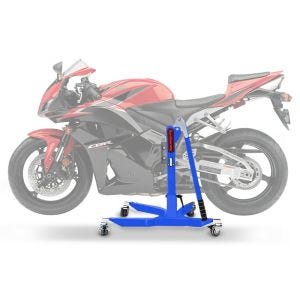 Sentralstativ egnet for Honda CBR 600 RR 07-16 Blå motorsykkeljekk ConStands Power-Classic