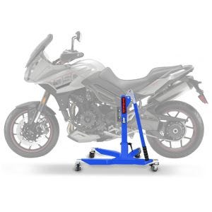 Sentralstativ egnet for Triumph Tiger Sport 13-20 blå motorsykkeljekk ConStands Power-Classic NYHET