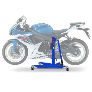 Sentralstativ egnet for Suzuki GSX-R 600 11-16 blå motorsykkeljekk ConStands Power-Classic