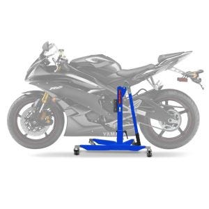 Sentralstativ egnet for Yamaha YZF-R6 03-05 blå motorsykkeljack ConStands Power-Classic