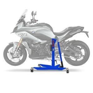 Sentralstativ egnet for BMW S1000 XR 20-25 Blå motorsykkeljekk Power-Classic ConStands2