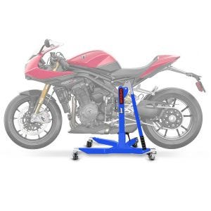 Sentralstativ egnet for Triumph Speed Triple 1200 RR 22-23 Blå motorsykkeljekk ConStands Power-Classic