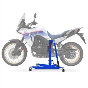 Sentralstativ egnet for Honda Transalp XL 750 23-25 Blå motorsykkeljekk ConStands Power-Classic