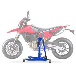 Sentralstativ egnet for Ducati Hypermotard 698 Mono / RVE 2024 Blå motorsykkeljekk Power-Classic ConStands