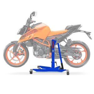 Sentralstativ egnet for KTM 390 Duke 2024 ConStands Blue motorsykkeljekk Power-Classic