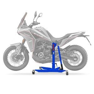 Sentralstativ egnet for Moto Morini X-Cape 650 21-24 Blå motorsykkeljekk ConStands Power-Classic