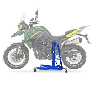 Sentralstativ egnet for Benelli TRK 702 23-24 Blå motorsykkeljekk ConStands Power-Classic
