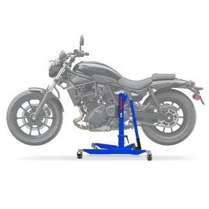 Sentralstativ egnet for Kawasaki Eliminator 500 2024 Blue motorsykkeljekk ConStands Power-Classic