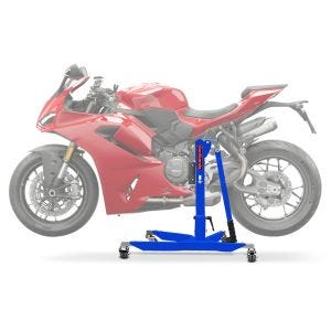 Sentralstativ egnet for Ducati Panigale V2/S 2025 Blue Motorcycle Jack ConStands Power-Classic