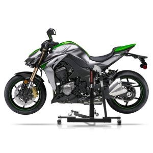 Manøvreringshjelp egnet for Kawasaki Z 1000 14-20 - for garasje, sidestativ og hovedstativ, 300 kg