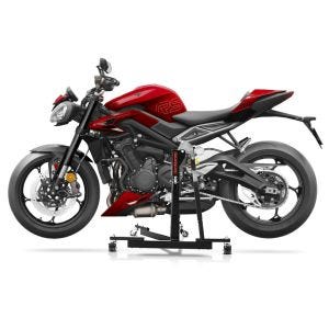 Manøvreringshjelp egnet for Triumph Street Triple 765 R / RS 23-24 - for garasje, sidestativ og hovedstativ, 300 kg