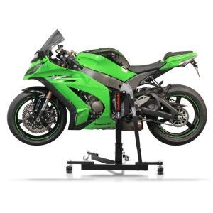 Manøvreringshjelp egnet for Kawasaki ZX-10R 11-15 - for garasje, sidestativ og hovedstativ, 300 kg