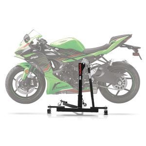 Sentralstativ egnet for Kawasaki Ninja ZX-6R 2024 svart motorsykkeljekk ConStands Power-Evo