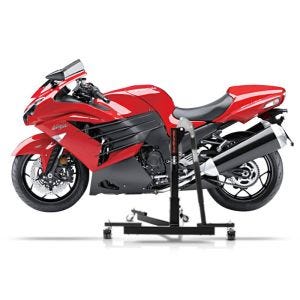 Manøvreringshjelp egnet for Kawasaki ZZR 1400 06-20 - for garasje, sidestativ og hovedstativ, 300 kg