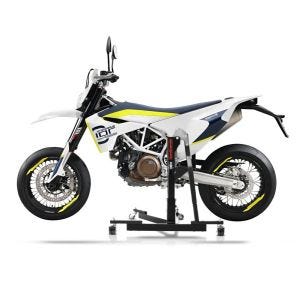 Manøvreringshjelp egnet for Husqvarna 701 Supermoto 15-24 - for garasje, sidestativ og hovedstativ, 300 kg