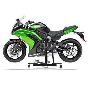 Manøvreringshjelp egnet for Kawasaki ER-6f 12-16 - for garasje, sidestativ og hovedstativ, 300 kg