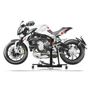 Manøvreringshjelp egnet for MV Agusta Brutale 800 Dragster/RR/RC/SCS/Rosso 14-24 - for garasje, sidestativ og hovedstativ, 300 kg