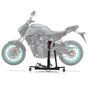 Sentralstativ egnet for Yamaha MT-07 20-24 svart motorsykkeljack ConStands Power-Evo