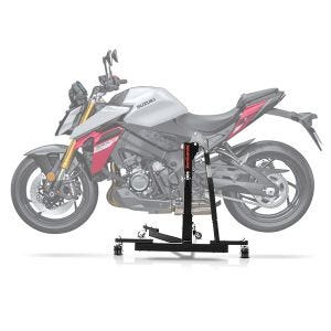 Sentralstativ egnet for Suzuki GSX-S 1000 21-24 svart motorsykkeljekk ConStands Power-Evo