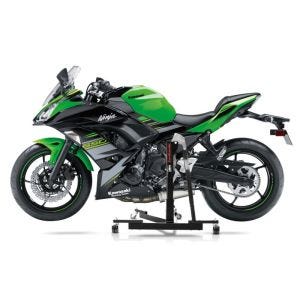Manøvreringshjelp egnet for Kawasaki Ninja 650 17-24 - for garasje, sidestativ og hovedstativ, 300 kg