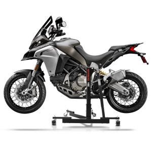 Manøvreringshjelp egnet for Ducati Multistrada 1200 Enduro 16-20 - for garasje, sidestativ og hovedstativ, 300 kg