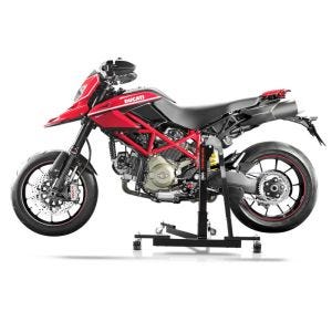 Manøvreringshjelp egnet for Ducati Hypermotard 796/ 1100/ Evo 07-12 - for garasje, sidestativ og hovedstativ, 300 kg