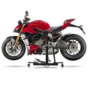 Manøvreringshjelp egnet for Ducati Streetfighter V4 / S 20-24 - for garasje, sidestativ og hovedstativ, 300 kg