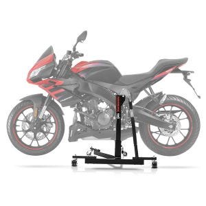 Sentralstativ egnet for Aprilia Tuono 125 17-24 svart motorsykkeljekk ConStands Power-Evo