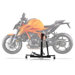 Sentralstativ egnet for KTM 1390 Super Duke R / EVO 24-25 svart motorsykkeljekk ConStands Power-Evo