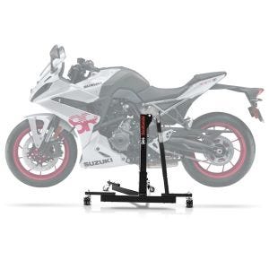 Sentralstativ egnet for Suzuki GSX-8R 2024 svart motorsykkeljekk ConStands Power-Evo