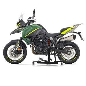 Manøvreringshjelp egnet for Benelli TRK 702 23-24 svart - for garasje, sidestativ og hovedstativ, 300 kg